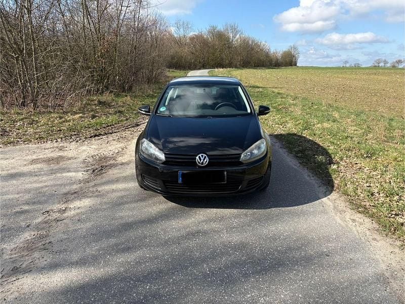 Gebraucht VW Golf VI Trendline 80 PS (58 kW) 2010 Schwarz Kleinwagen