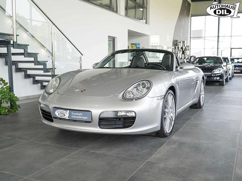 Gebraucht Porsche Boxster 245 PS (180 kW) 2008 Arktissilbermetallic Cabrio