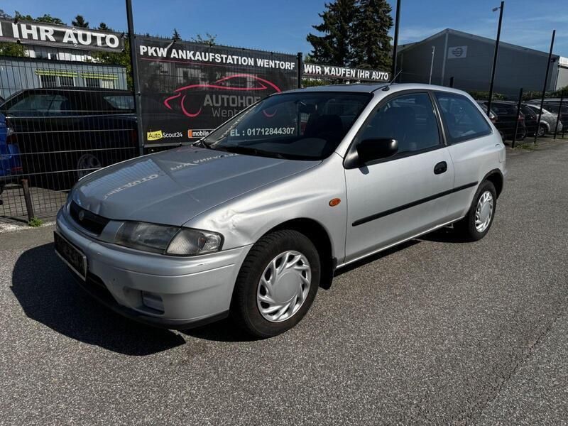 Silber Gebraucht 1997 Mazda 323 Kleinwagen | 499 € (Superpreis) - Bild 1/4