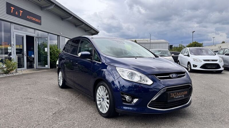 Blau Gebraucht 2013 Ford Grand C-Max Titanium Van / Kleinbus | 7.990 € (Fairer Preis) - Bild 1/4