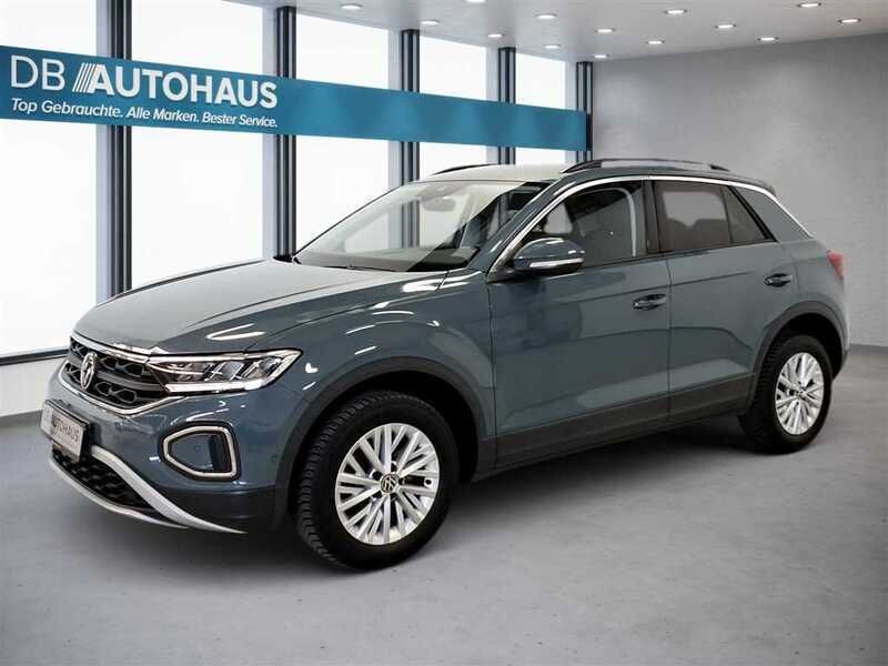 Blau Gebraucht 2022 VW T-Roc Life SUV | 24.590 € (Guter Preis) - Bild 1/4