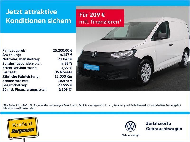 Weiss / candy weiss Neu 2025 VW Caddy Van / Kleinbus | 25.200 € (Superpreis) - Bild 1/3