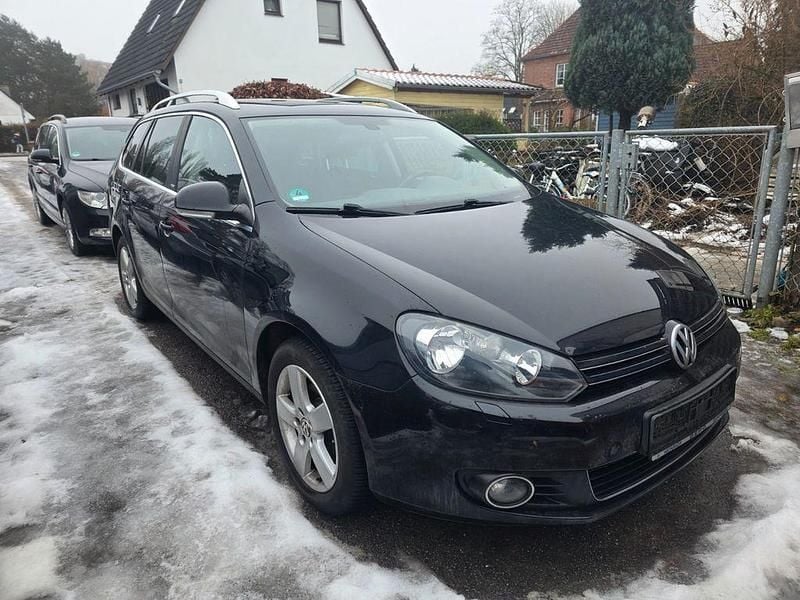 Gebraucht VW Golf VI Style 105 PS (77 kW) 2012 Schwarz Kleinwagen