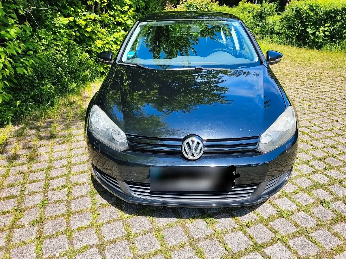Gebraucht VW Golf VI Trendline 80 PS (58 kW) 2009 Schwarz Kleinwagen