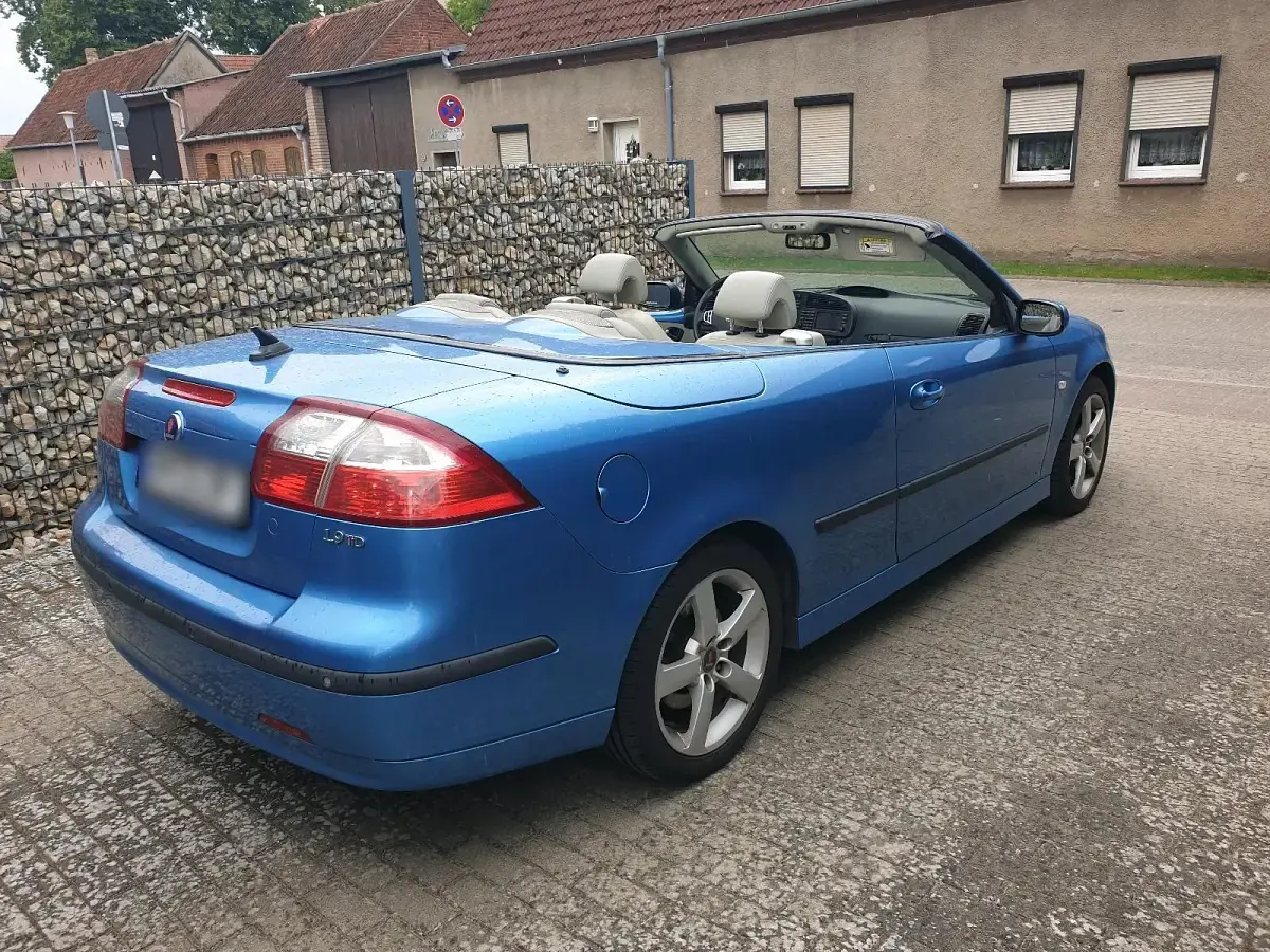 Gebraucht Saab 9-3 Cabriolet Vector 150 PS (110 kW) 2006 Blau Cabrio