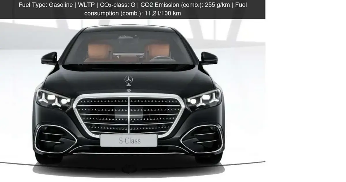 Neu Mercedes S580 537 PS (394 kW) 2026 Schwarz Limousine