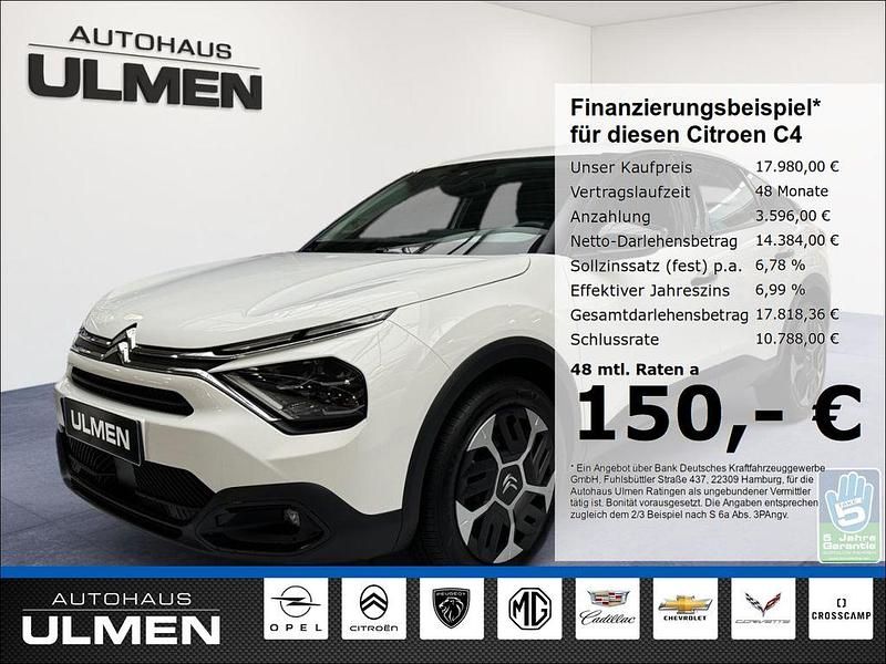 Weiss Gebraucht 2023 Citroën C4 Feel Limousine | 17.980 € (Guter Preis) - Bild 1/4