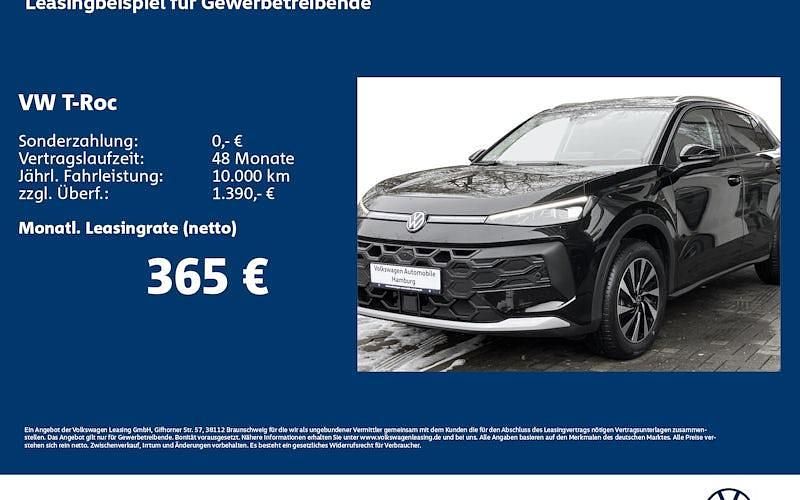 Neu VW T-Roc Style 150 PS (110 kW) 2026 Schwarz SUV
