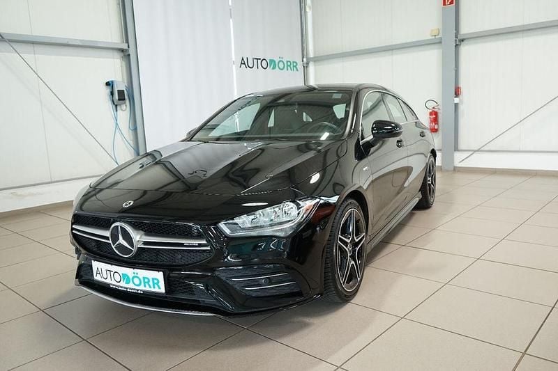 Schwarz Gebraucht 2021 Mercedes CLA35 AMG Shooting Brake AMG Kombi | 36.900 € (Superpreis) - Bild 1/4
