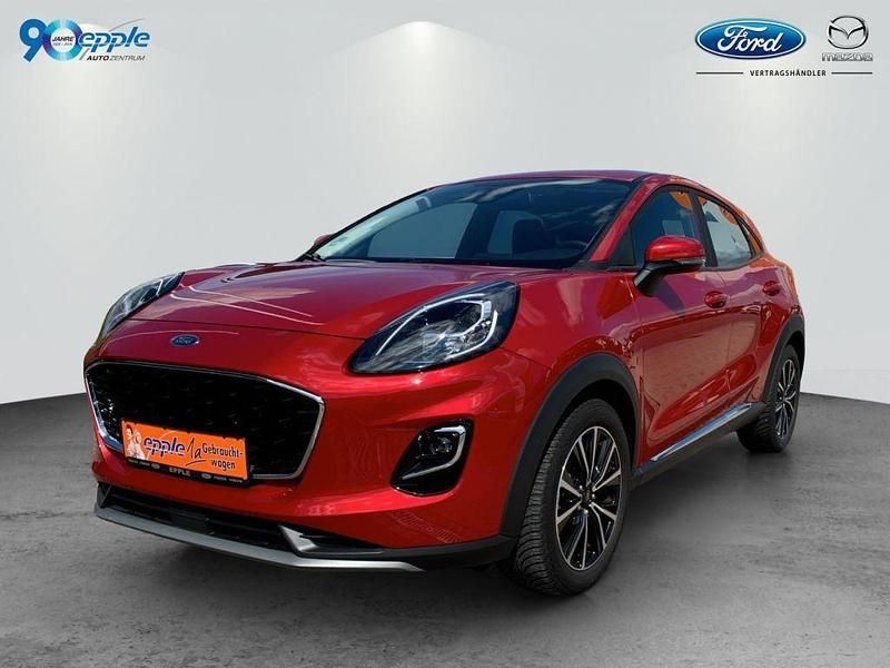 Fantasticrot metallic Gebraucht 2021 Ford Puma Titanium SUV | 18.990 € (Guter Preis) - Bild 1/4