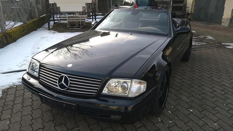 Gebraucht Mercedes SL500 AMG 306 PS (225 kW) 2000 Schwarz Cabrio