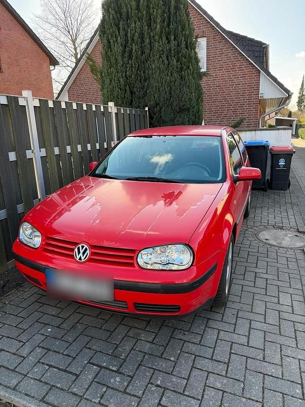 Gebraucht VW Golf IV 75 PS (55 kW) 1999 Rot Kleinwagen