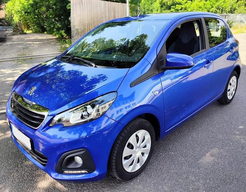 Blau Gebraucht 2021 Peugeot 108 Active Kleinwagen | 7.500 € (Superpreis) - Bild 1/4