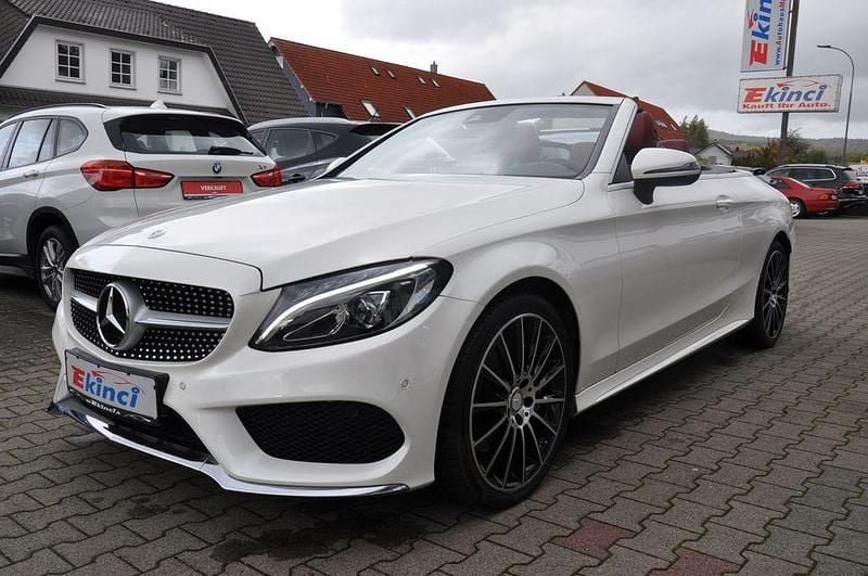Gebraucht Mercedes C300 AMG line 245 PS (180 kW) 2016 Weiß Cabrio