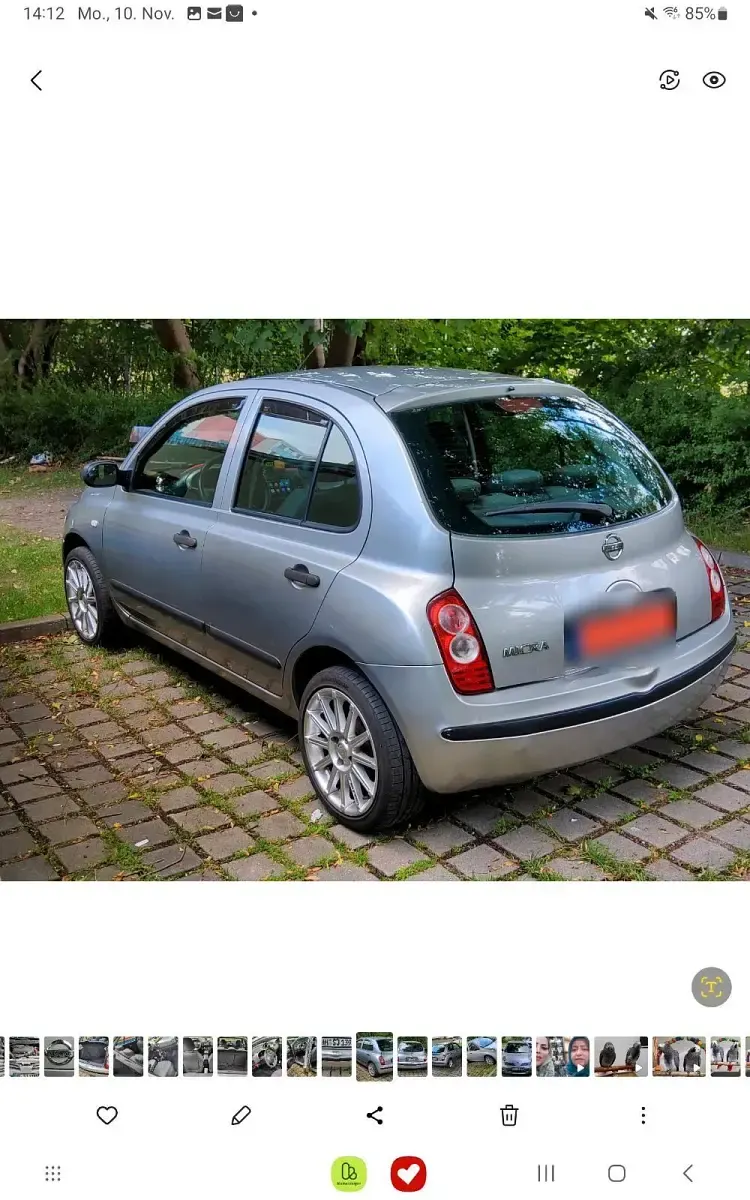 Gebraucht Nissan Micra 65 PS (47 kW) 2006 Grau Kleinwagen