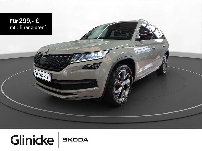 Steelgrau Gebraucht 2021 Skoda Kodiaq SportLine SUV | 34.710 € (Fairer Preis) - Bild 1/2