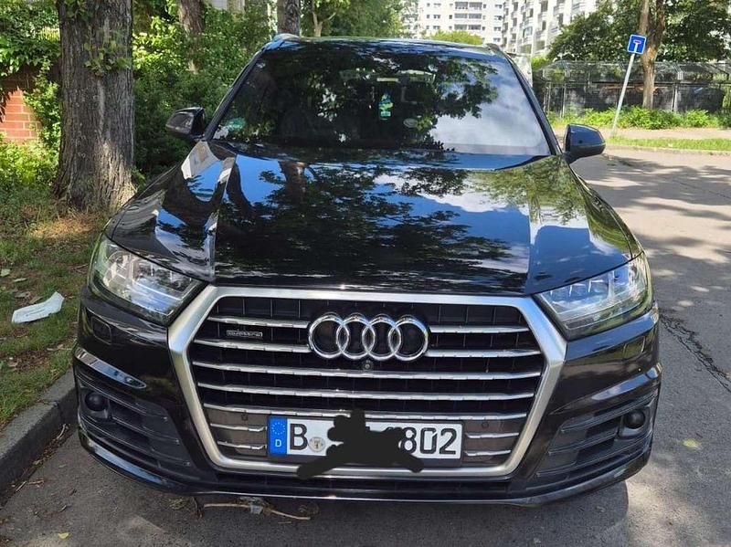Schwarz Gebraucht 2016 Audi Q7 S-Line SUV | 43.000 € (Teuer) - Bild 1/4