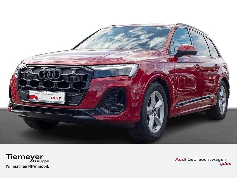 Rot Gebraucht 2024 Audi Q7 S-Line SUV | 60.980 € (Superpreis) - Bild 1/4