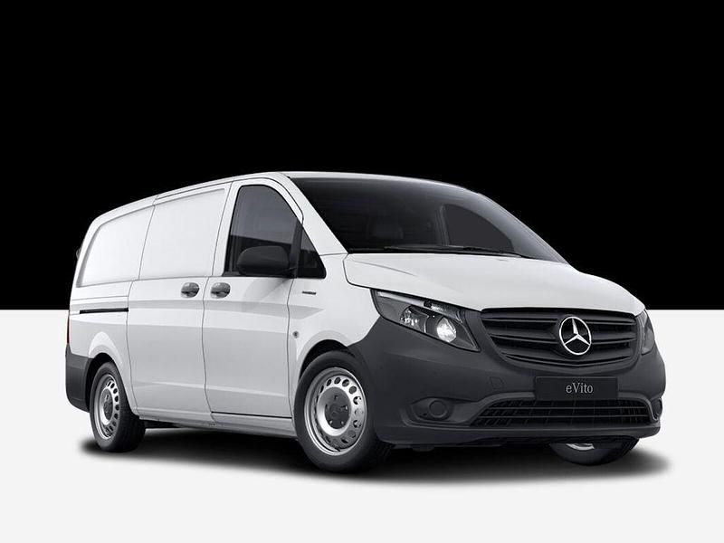 Weiß Gebraucht 2025 Mercedes e-Vito Van / Kleinbus | 35.088 € (Fairer Preis) - Bild 1/4