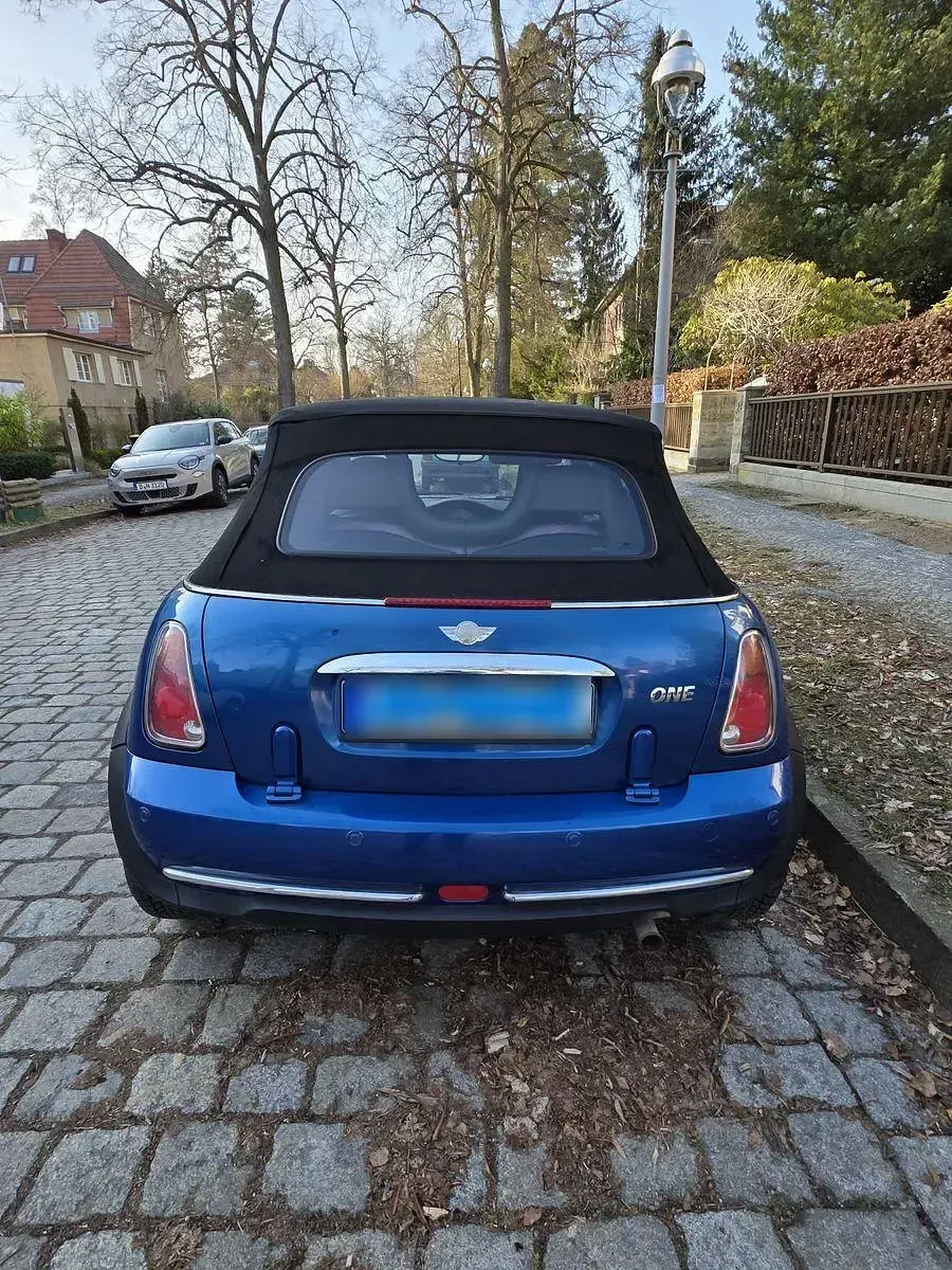 Käytetty Mini One Cabriolet 90 HP (66 kW) 2006 Sininen Avoauto