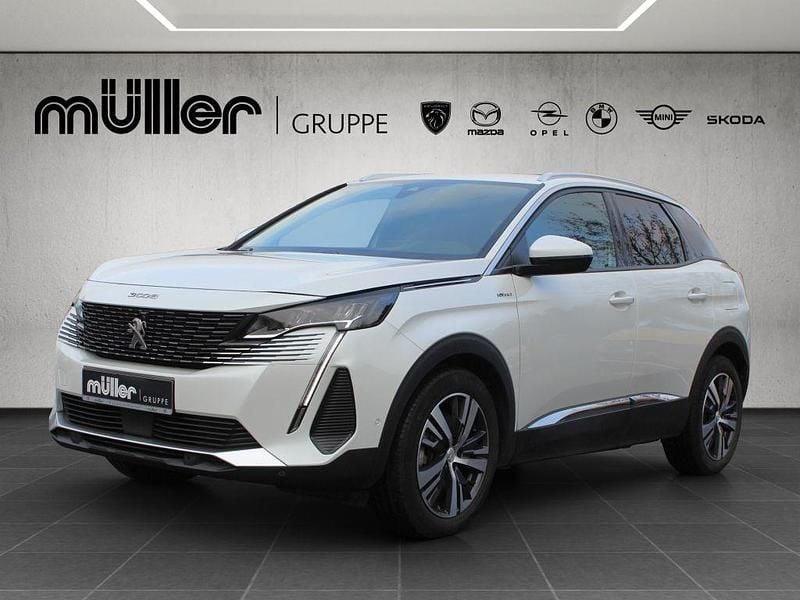 Perlmuttweiß Gebraucht 2021 Peugeot 3008 Allure SUV | 20.990 € (Superpreis) - Bild 1/4