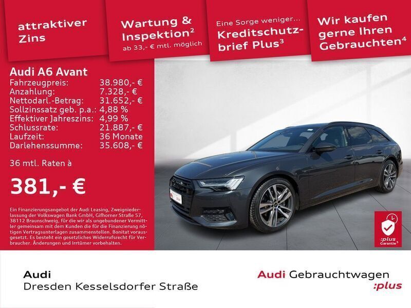 Manhattangrau metallic Gebraucht 2022 Audi A6 Ambiente Kombi | 38.980 € (Guter Preis) - Bild 1/4