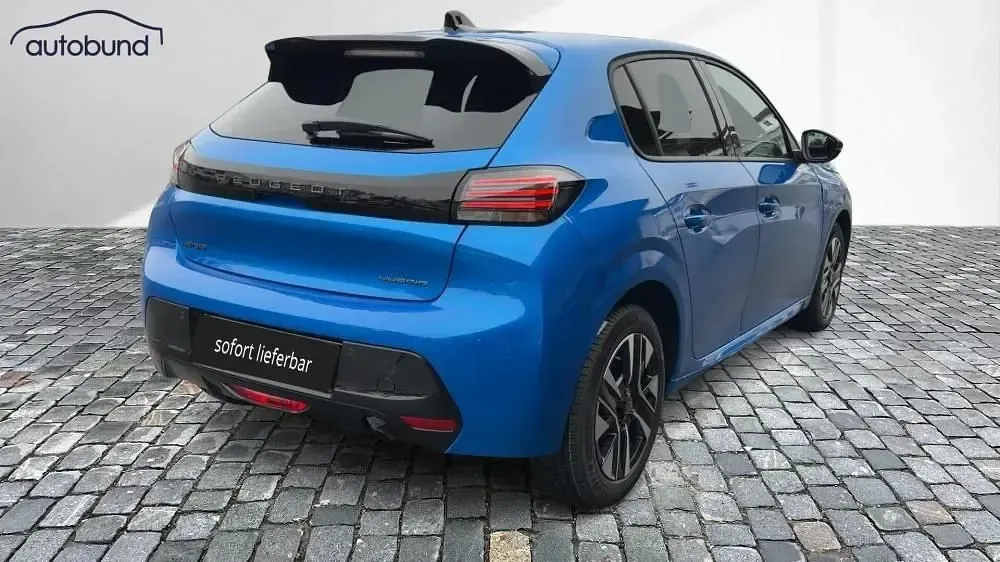 Neu Peugeot 208 Allure 110 PS (80 kW) 2025 Blau Kleinwagen