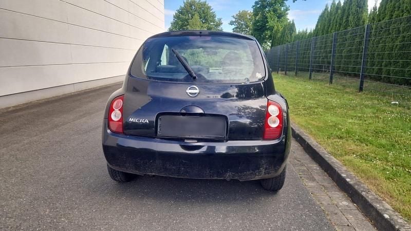 Schwarz Gebraucht 2005 Nissan Micra Kleinwagen | 645 € - Bild 1/4