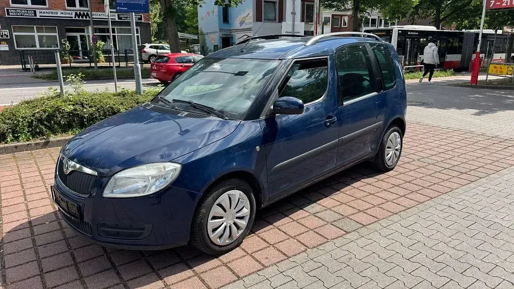Gebraucht Skoda Roomster Plus Edition 105 PS (77 kW) 2009 Blau Van / Kleinbus