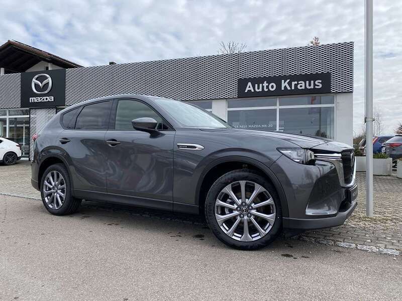 Grau Gebraucht 2023 Mazda CX-60 Exclusive-Line SUV | 40.990 € (Guter Preis) - Bild 1/4