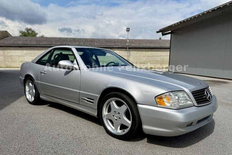 Gebraucht Mercedes SL500 AMG line 306 PS (225 kW) 2000 Silber Cabrio