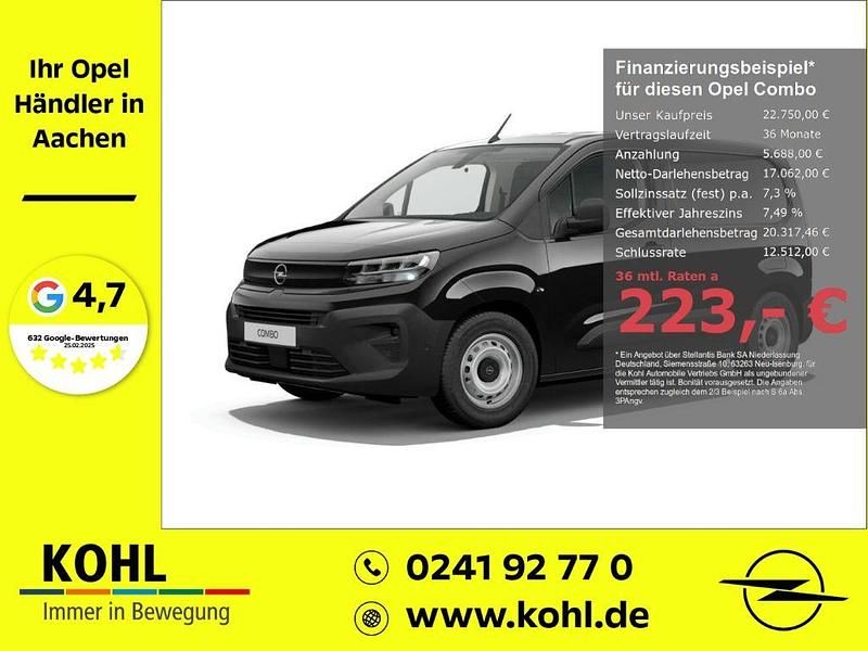 Schwarz Neu 2025 Opel Combo Edition Van / Kleinbus | 22.750 € (Fairer Preis) - Bild 1/4