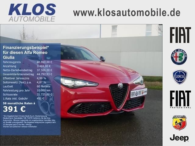 Rot Gebraucht 2023 Alfa Romeo Giulia Competizione Limousine | 40.990 € (Teuer) - Bild 1/4