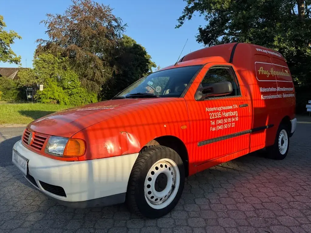 Gebraucht VW Caddy 64 PS (47 kW) 2002 Rot Van / Kleinbus