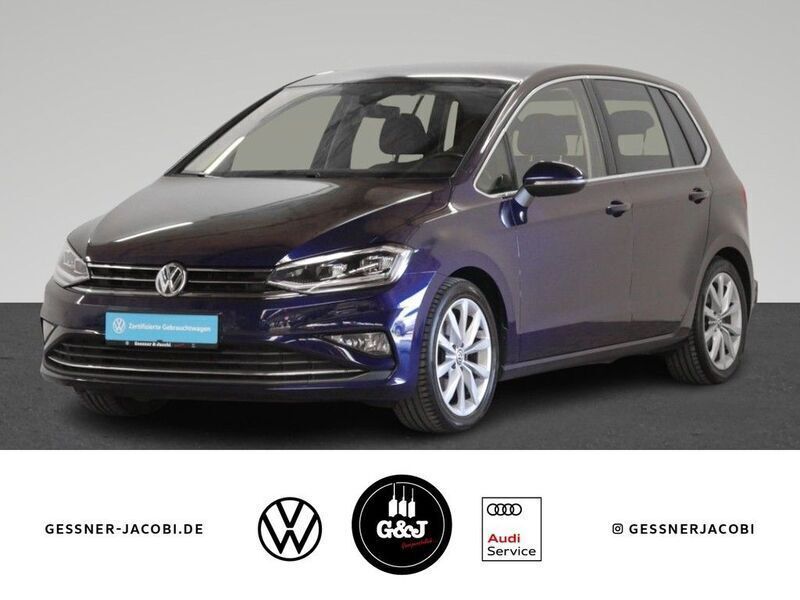 Blau Gebraucht 2020 VW Golf Sportsvan Highline Van / Kleinbus | 21.990 € (Etwas zu teuer) - Bild 1/4