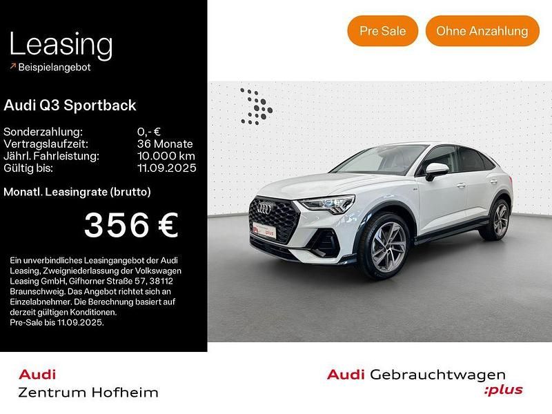Weiß Gebraucht 2025 Audi Q3 Sportback S-Line SUV | 43.990 € (Fairer Preis) - Bild 1/4