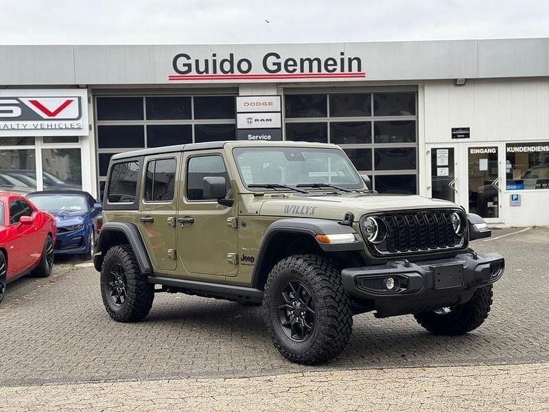 Grün Neu 2025 Jeep Wrangler Unlimited SUV | 71.800 € (Superpreis) - Bild 1/4