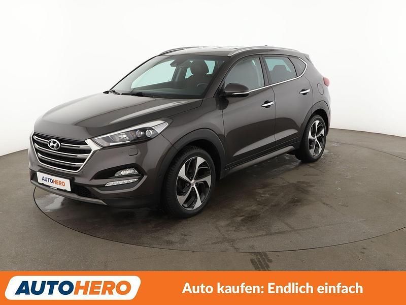 Braun Gebraucht 2016 Hyundai Tucson Premium SUV | 17.450 € (Fairer Preis) - Bild 1/3