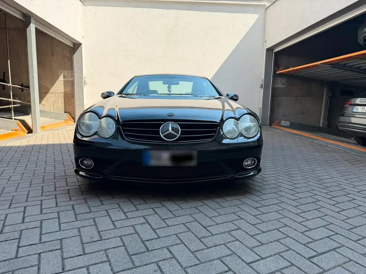 Gebraucht Mercedes SL500 AMG 306 PS (225 kW) 2002 Schwarz Cabrio