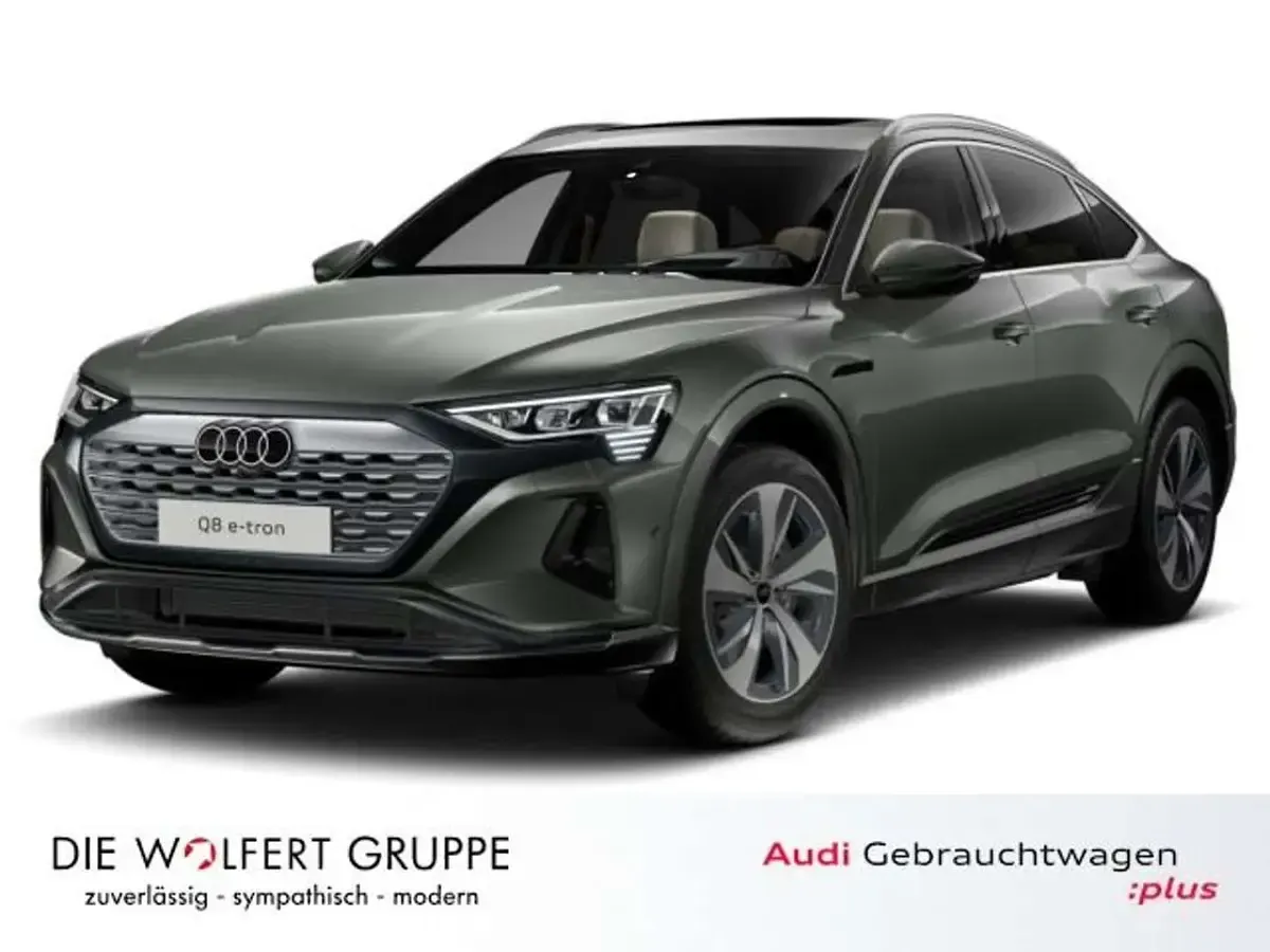 Gebraucht Audi Q8 e-tron Advanced Plus 300 kW (408 PS) 2023 Chronosgrau metallic SUV