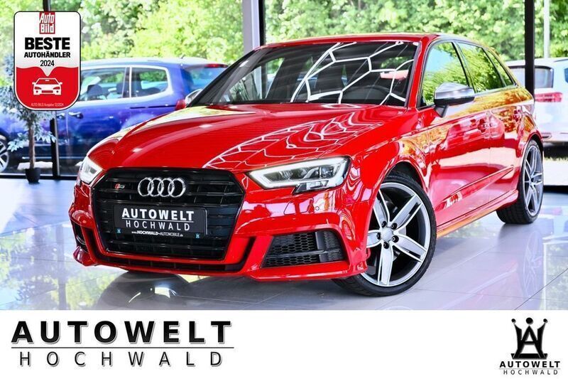 Rot Gebraucht 2017 Audi S3 Sport Limousine | 27.480 € (Fairer Preis) - Bild 1/4