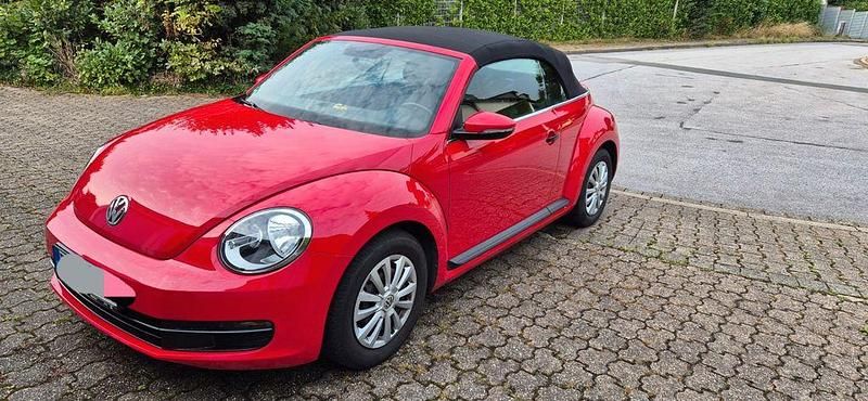 Rot Gebraucht 2014 VW Beetle Basis Cabrio | 10.990 € (Guter Preis) - Bild 1/4