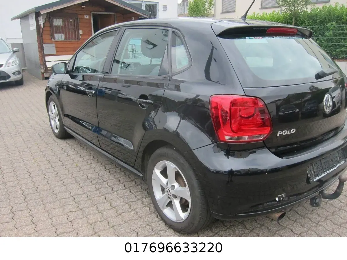 Gebraucht VW Polo Comfortline 86 PS (63 kW) 2011 Schwarz Kleinwagen