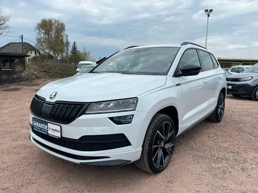 Gebraucht Skoda Karoq SportLine 150 PS (110 kW) 2020 Weiß SUV