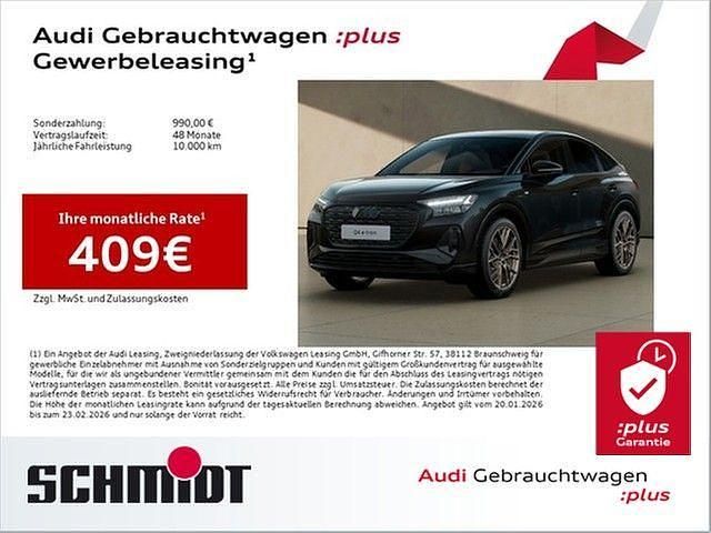 Mythosschwarz metallic Gebraucht 2025 Audi Q4 Sportback e-tron S-Line SUV | 52.440 € (Fairer Preis) - Bild 1/3