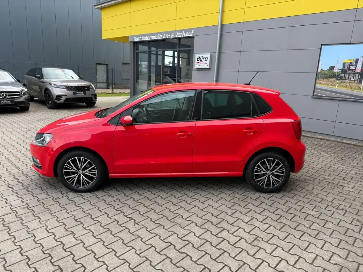 Używany VW Polo Allstar 75 KM (55 kW) 2017 Czerwony Hatchback