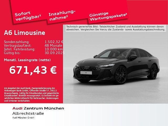Schwarz Neu 2025 Audi A6 Sport Limousine | 71.918 € (Guter Preis) - Bild 1/2