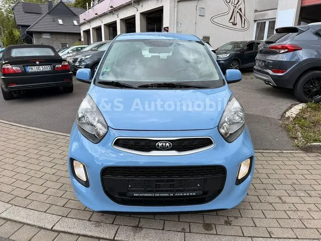 Gebraucht Kia Picanto Edition 7 69 PS (50 kW) 2016 Blau Kleinwagen