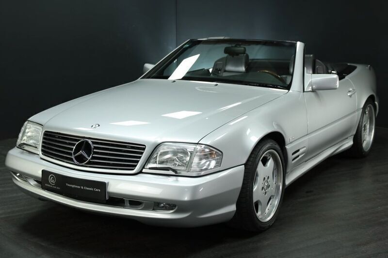 Brillantsilbermetallic 744 Gebraucht 1996 Mercedes SL600 AMG Cabrio | 127.500 € - Bild 1/4