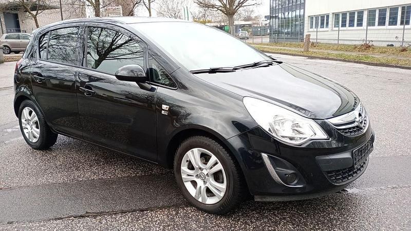 Gebraucht Opel Corsa Edition 69 PS (50 kW) 2012 Schwarz Kleinwagen